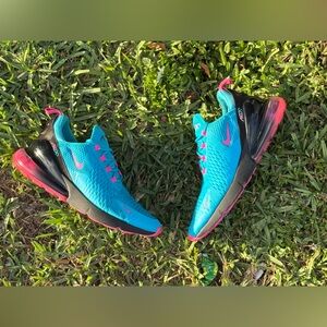 Men’s Nike Air Max 270 Southbeach Blue Size 10 Sneakers Shoes